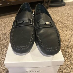 Calvin Klein Men's Magnus Black Casual Slip-on Drivers loafers